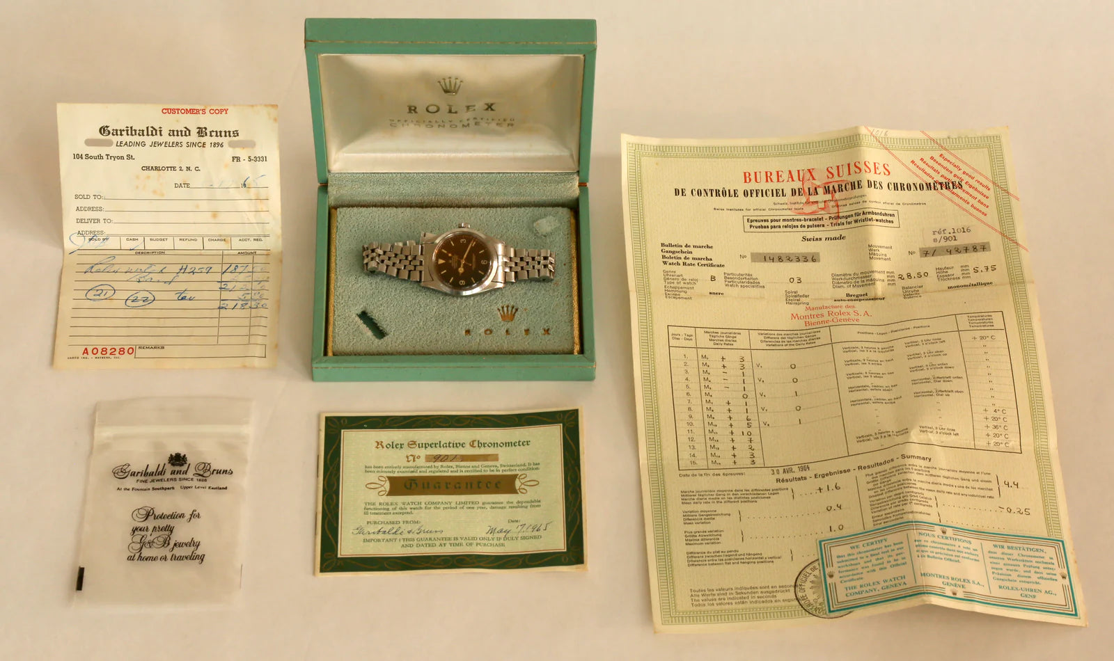 ROLEX 1016 EXCLAMATION UNDERLINE FULL SET ❌SOLD❌