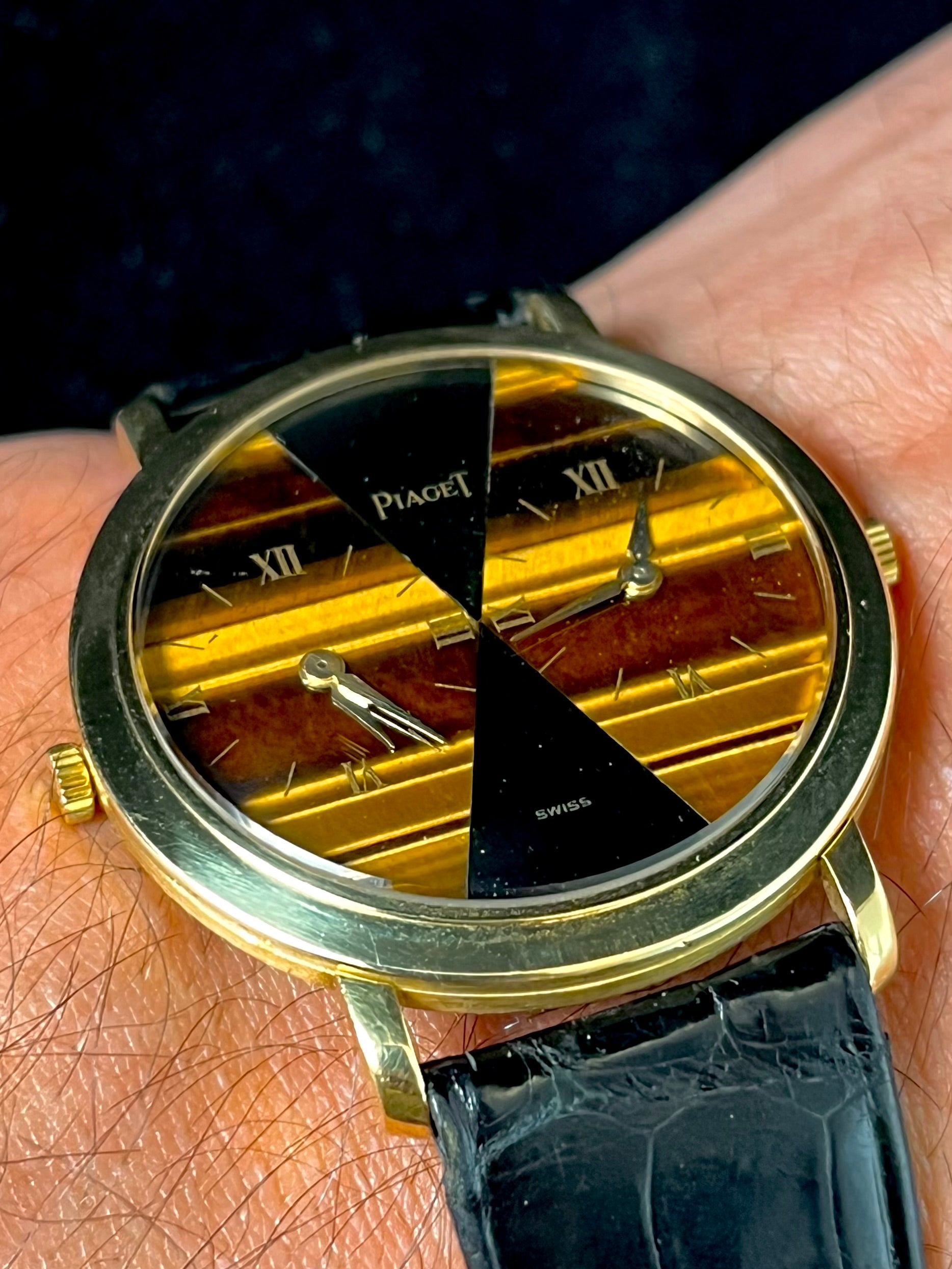 Piaget Dual Time Tiger Eye/Onyx ❌SOLD❌