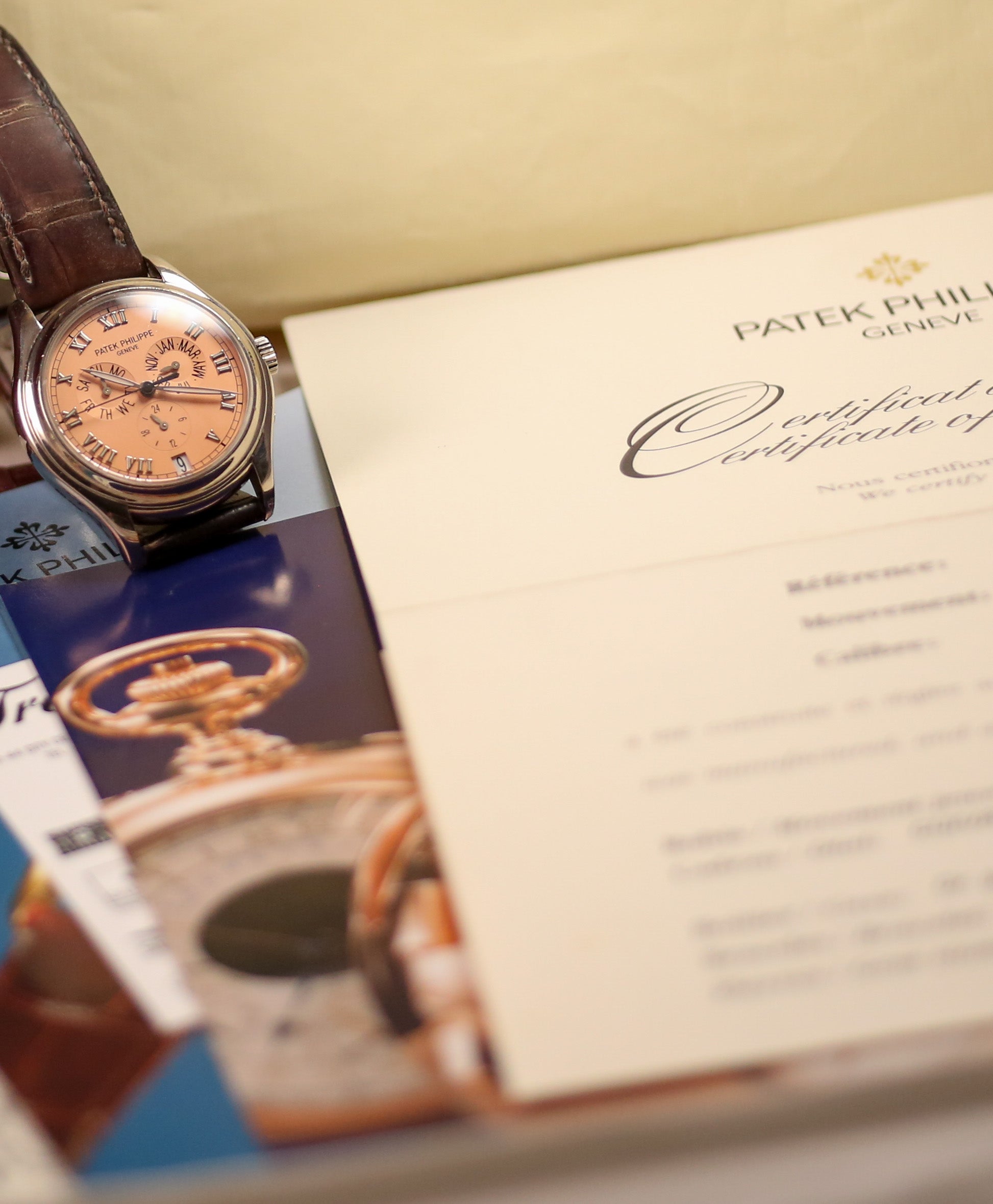 Patek Philippe 5035G Salmon Dial Full Set